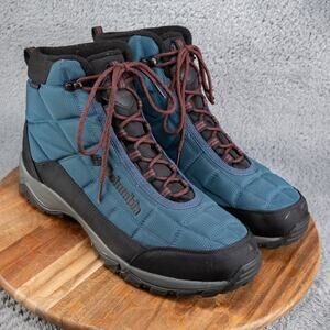 Columbia Men's Firecamp Navy Camp Hike Outdoor Boots Blue 13 WIDE BI1766-403